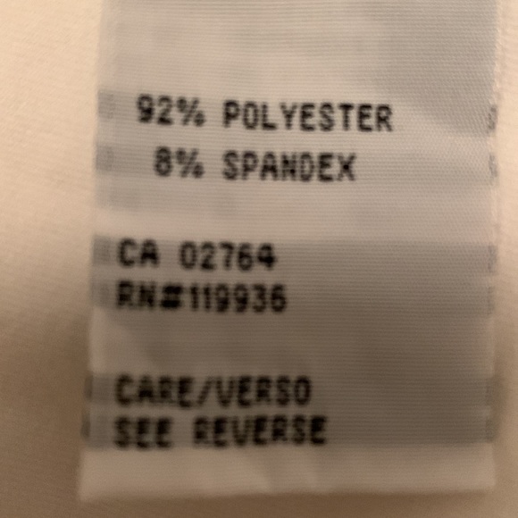 VUARNET Sport- Ladies white small collar V-neck golf top - Picture 3 of 4